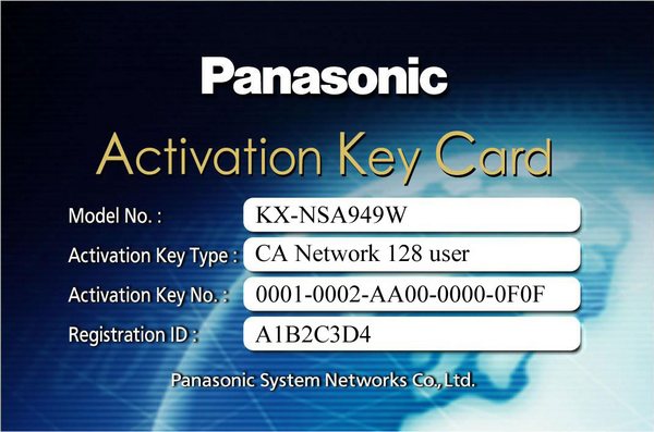 Ключ активации Panasonic