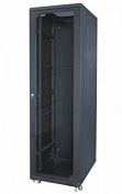 RACK5 Шкаф напольный 19" 22U (600х600 двери стеклянная-стальная)